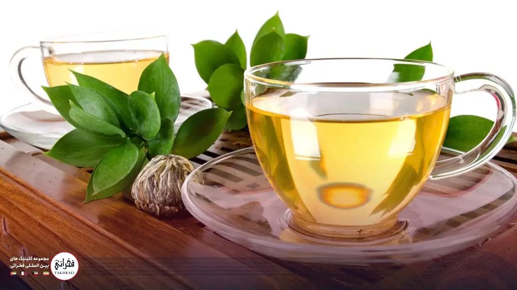 چای سبز کیسه‌ای برای درمان پف زیر چشم